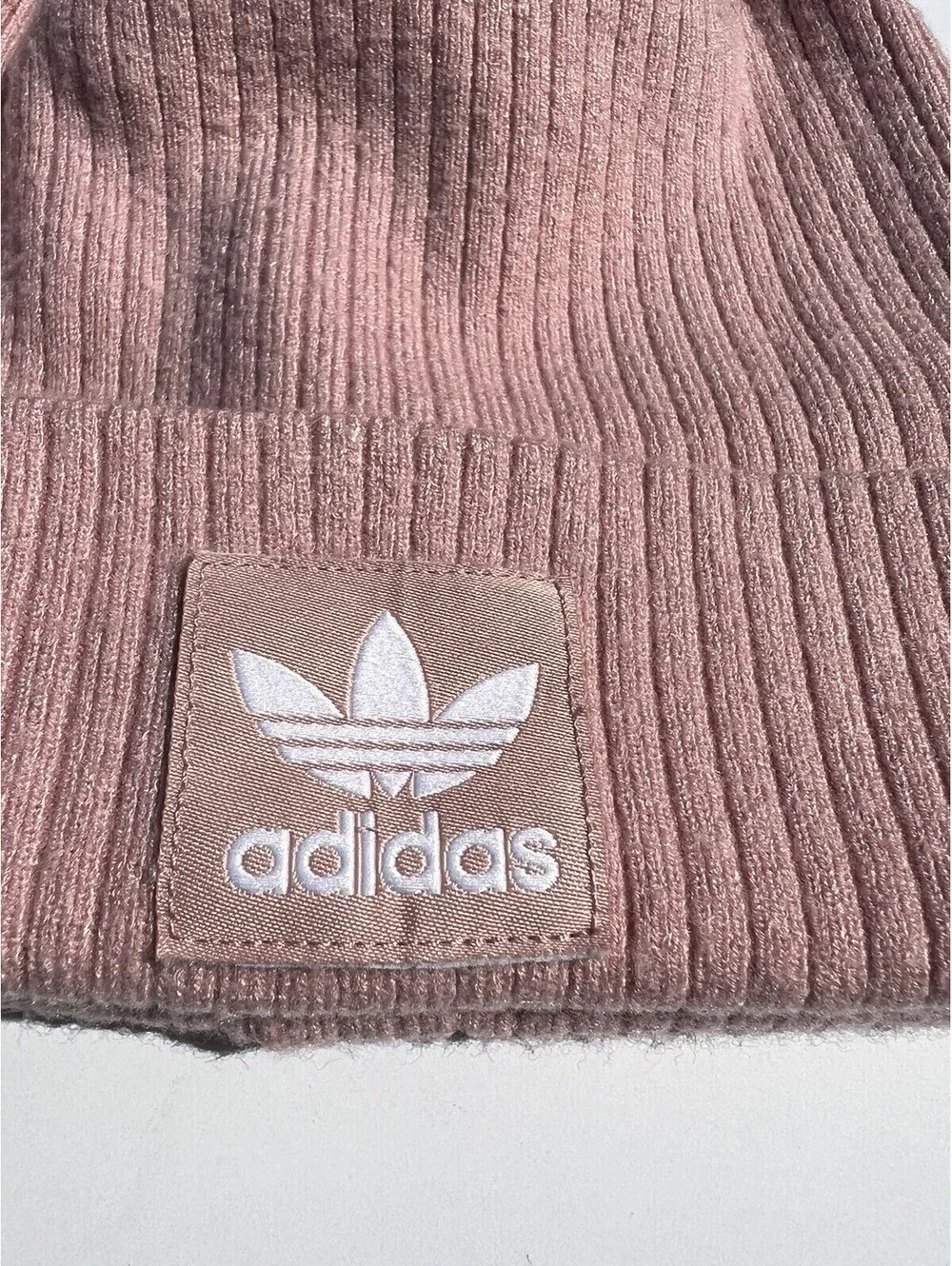 Adidas Winter Beanie Hat Cap Womens Blush Pink One Size